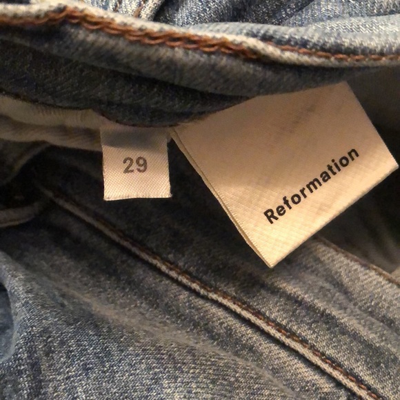 REFORMATION High and Skinny Jean in Catalina - Picture 7 of 8